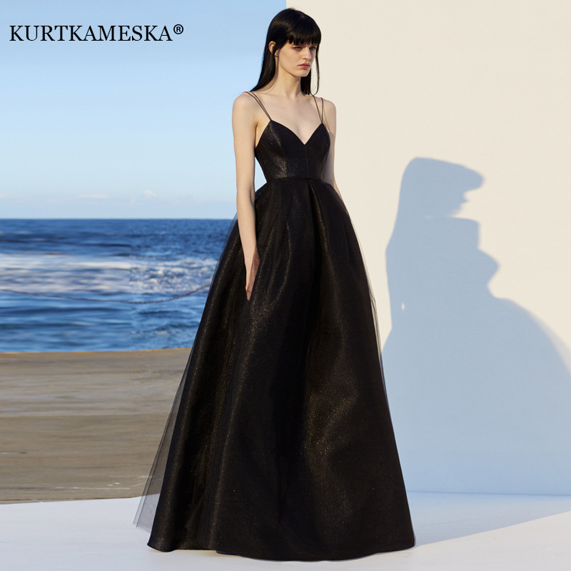 Women'S Formal Wear Wedding - Eleganckie sukienki wieczorowe z długim paskiem