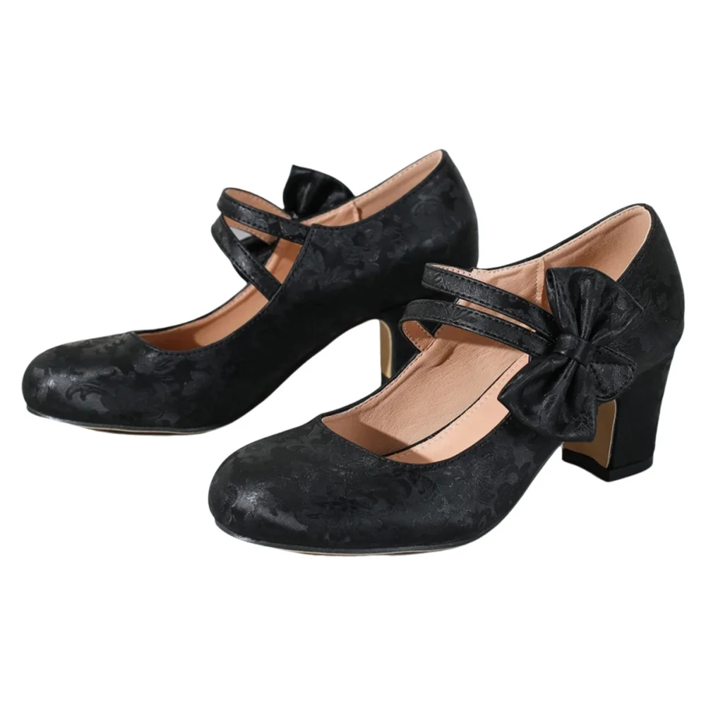 Women Formal Wear With Shoes - Duże rozmiary damskich butów typu Mary