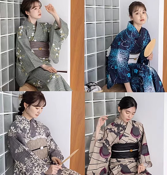 Women Formal Wear Photoshoot - Japońskie kimono / yukata dla kobiet,