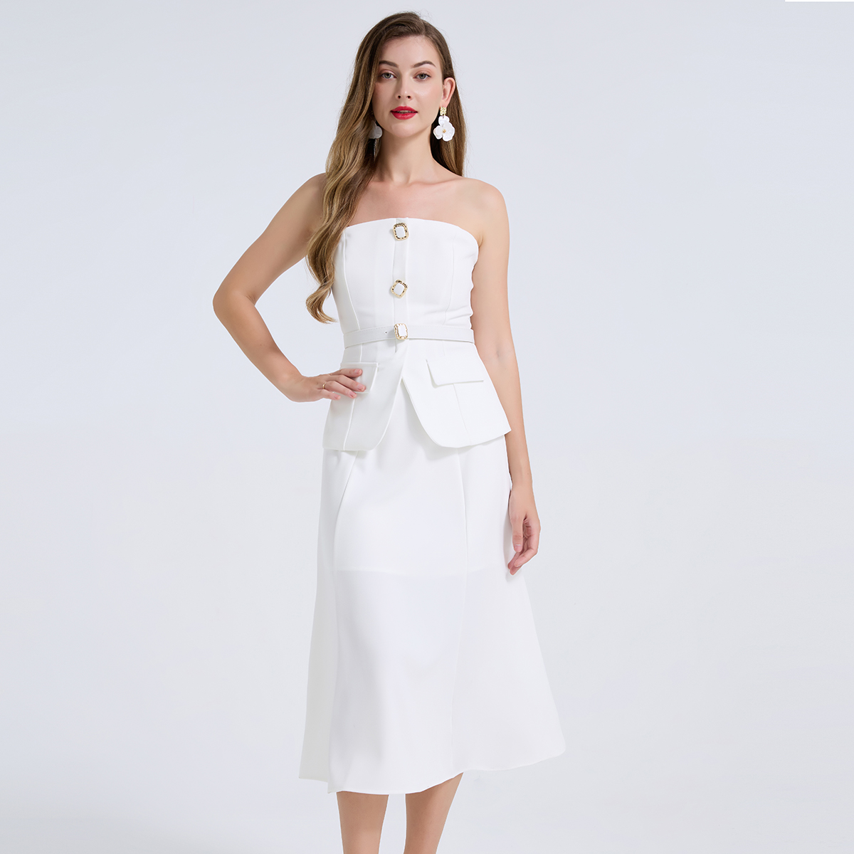 Dwuczęściowy Zestaw Damski Ele – Women Formal Wear For Meeting recenzja i cena