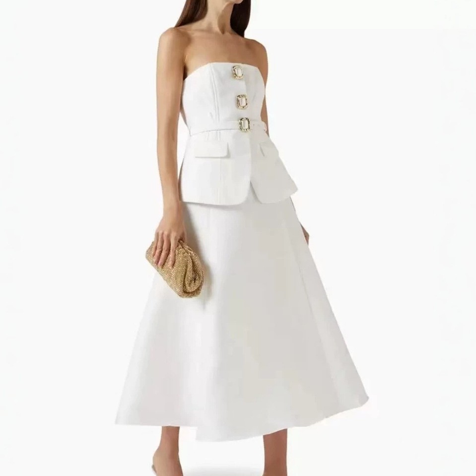 Damski seksowny top bez ramiąc – Women Formal Wear For Meeting recenzja i cena