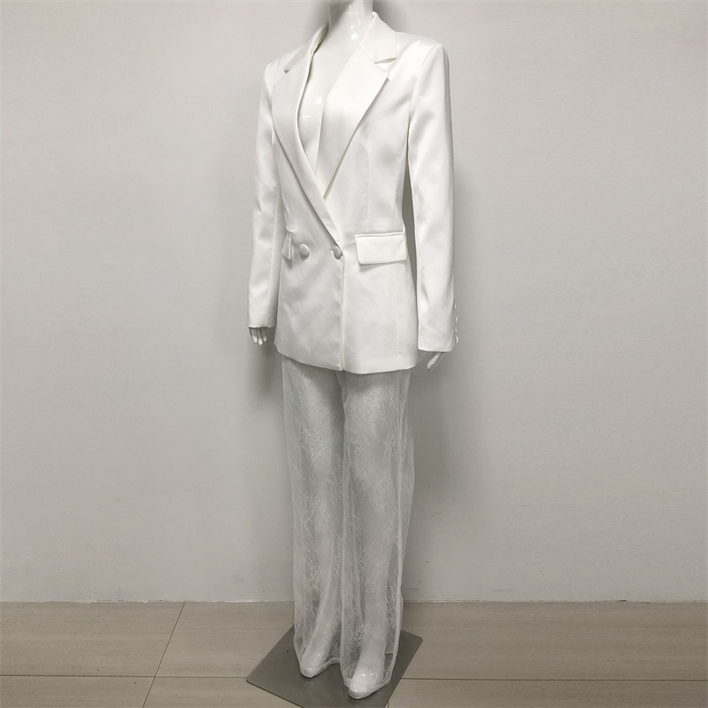 Biały koronkowy damski komplet – Women'S Holiday Formal Wear recenzja i cena
