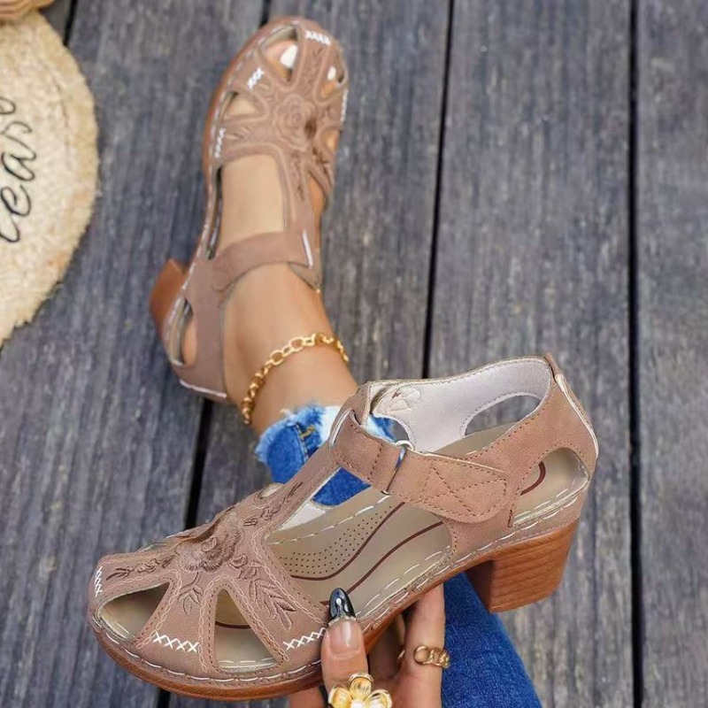 Damskie sandały na średnim obc – Formal Women Daily Wear Sandals recenzja i cena