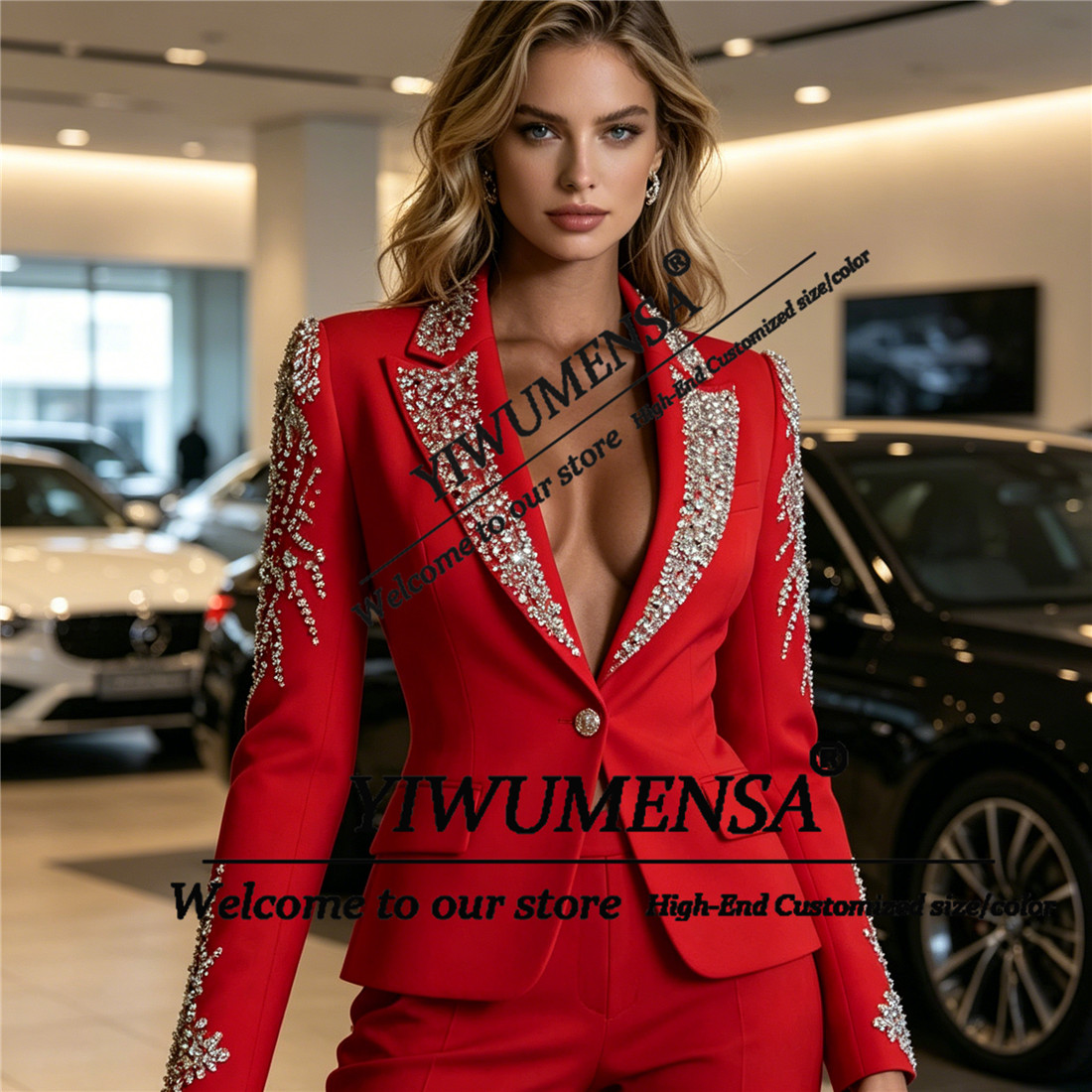 Luksusowe damskie garnitury dw – Women Formal Wear With Blazer recenzja i cena