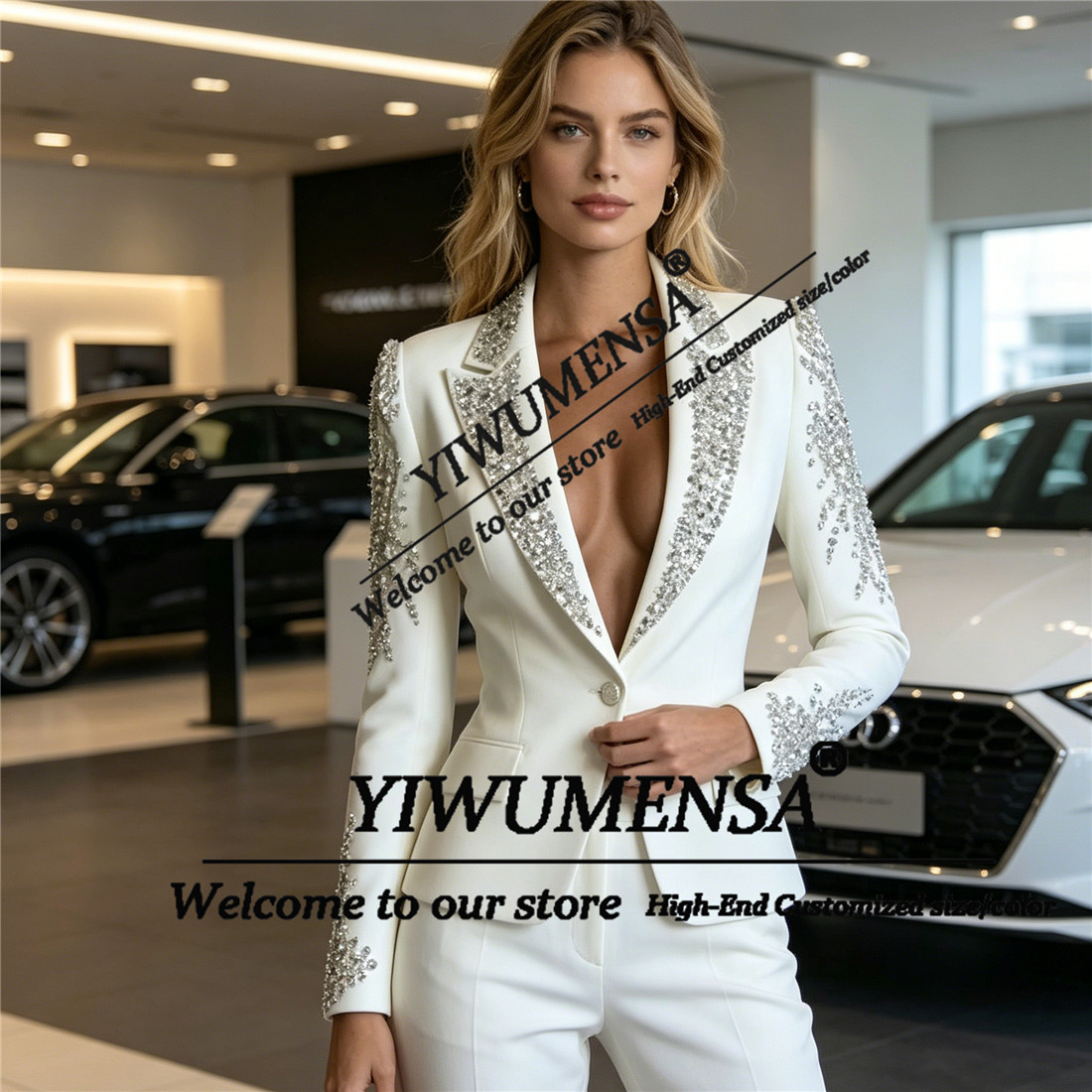 Luksusowe damskie garnitury dw – Women Formal Wear With Blazer recenzja i cena