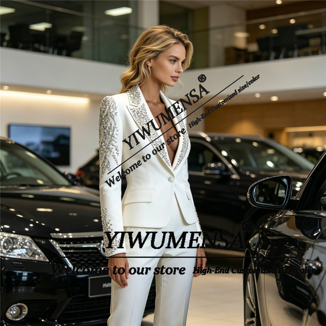 Luksusowe damskie garnitury dw – Women Formal Wear With Blazer recenzja i cena