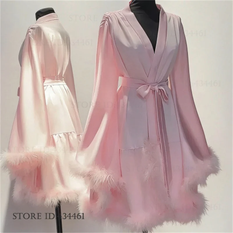 Luksusowy szlafrok damski z sz – Women'S Formal Wear Wedding recenzja i cena