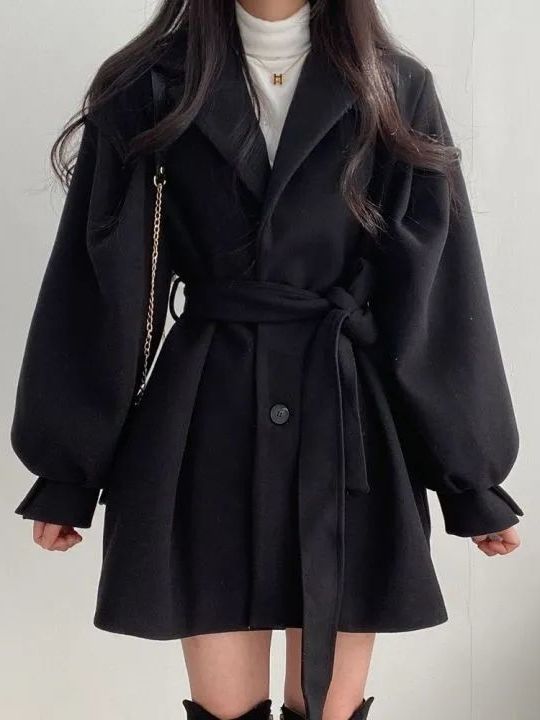 Wełniany płaszcz w stylu korea – Tailored Coat Wool recenzja i cena