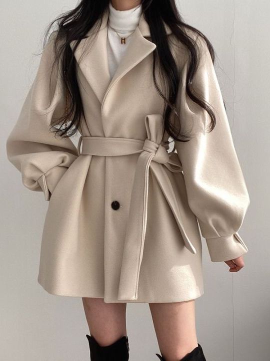 Wełniany płaszcz w stylu korea – Tailored Coat Wool recenzja i cena