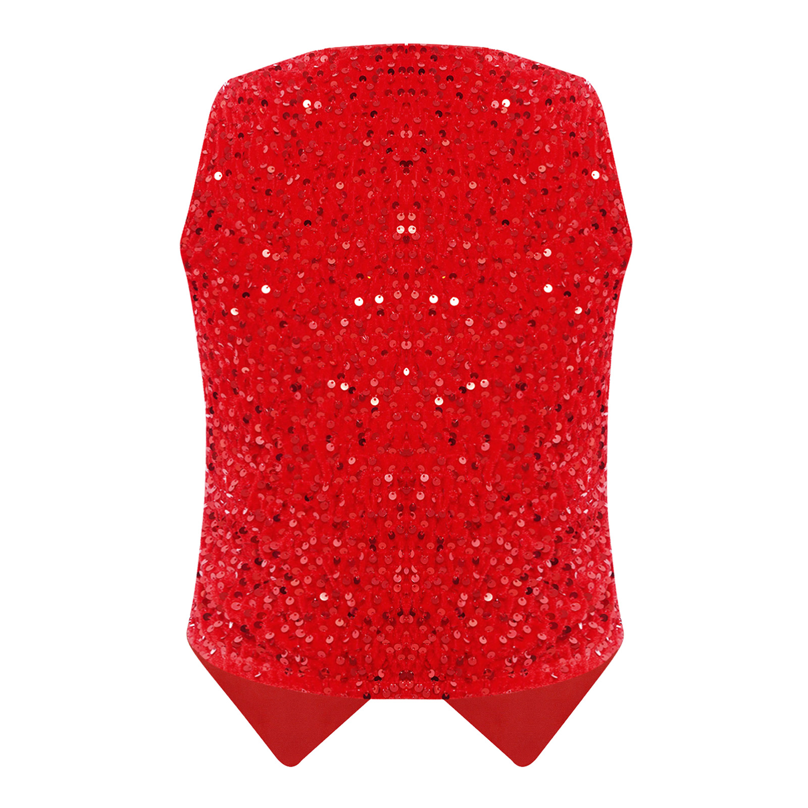 Damska błyszcząca kamizelka z  – Women Formal Wear Vest recenzja i cena