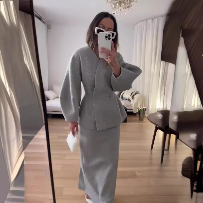 Dwuczęściowe komplety damskie: – Women Formal Wear For Meeting recenzja i cena