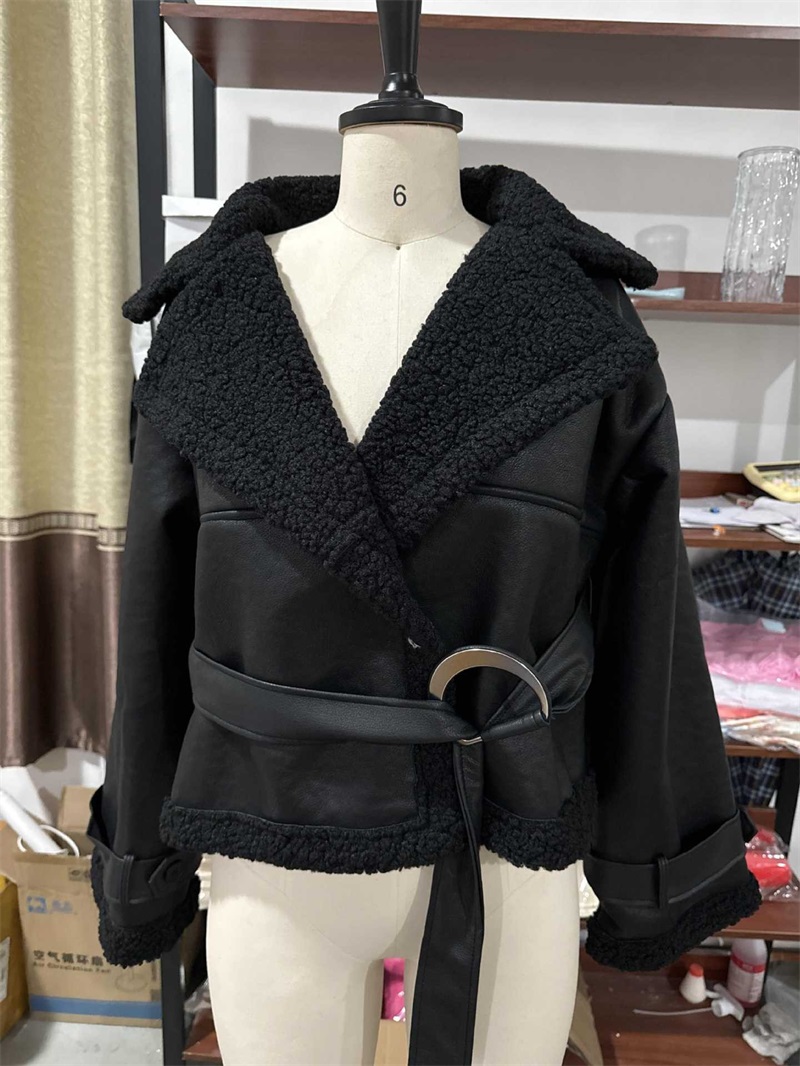 Kurtka damska ze sztucznej skó – Women Formal Wear Coat recenzja i cena