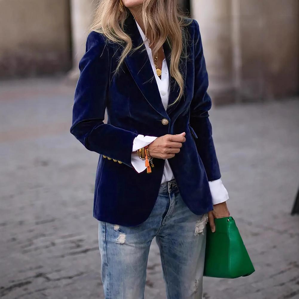 Aksamitne, duże rozmiary, dams – Women Formal Wear With Blazer recenzja i cena