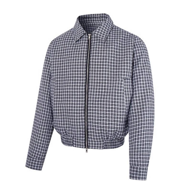 Męska kurtka z klapami w kratę – Tailored Coat Wool recenzja i cena