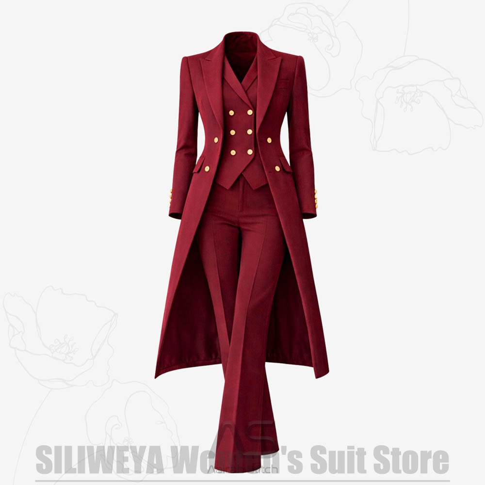 Damski garnitur 3-częściowy dw – Women Formal Wear Vest recenzja i cena