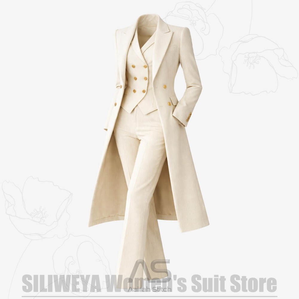 Damski garnitur 3-częściowy dw – Women Formal Wear Vest recenzja i cena
