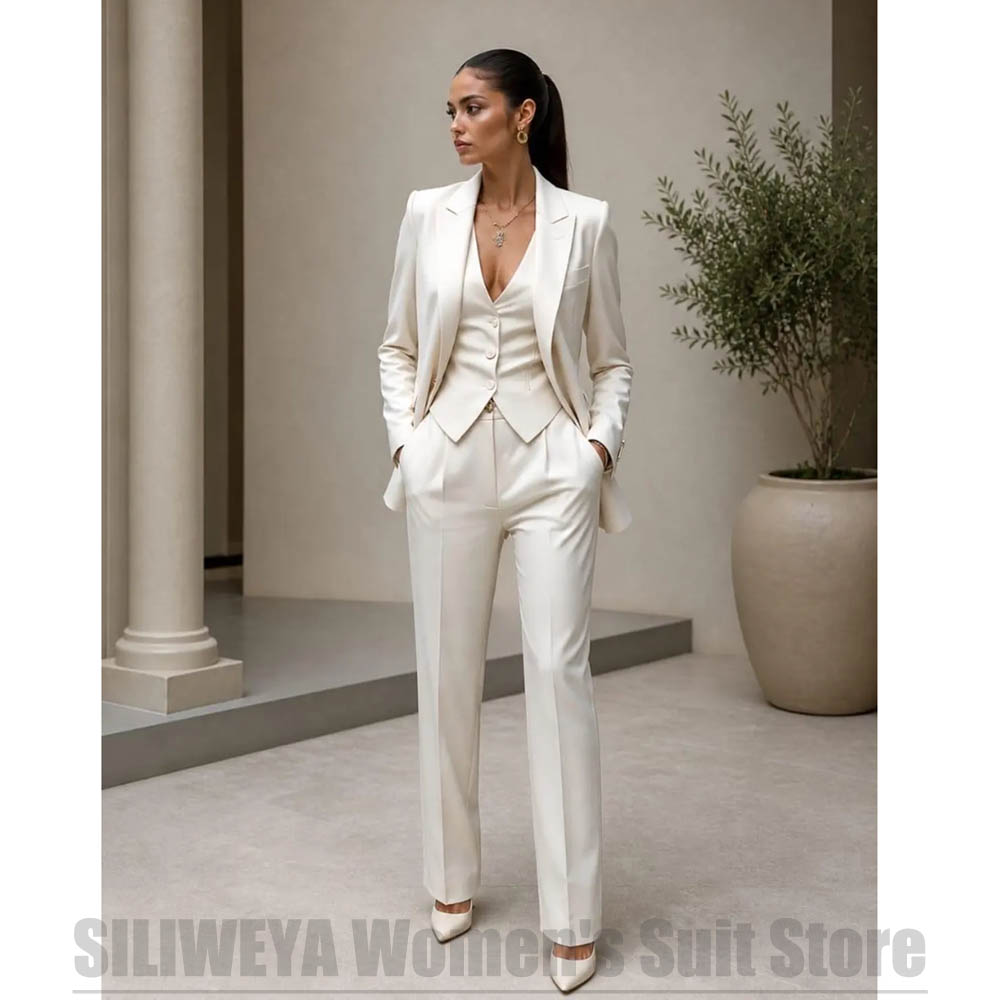 Damski 3-częściowy garnitur: m – Women Formal Wear Vest recenzja i cena