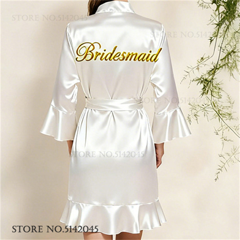 Jedwabna satynowa biała szata  – Women'S Formal Wear Wedding recenzja i cena