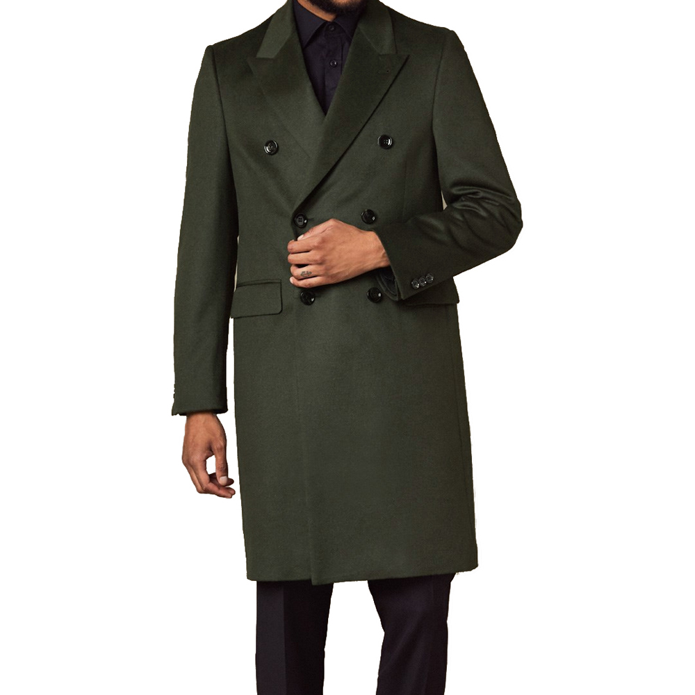 Luksusowy długi płaszcz męski  – Tailored Coat Wool recenzja i cena